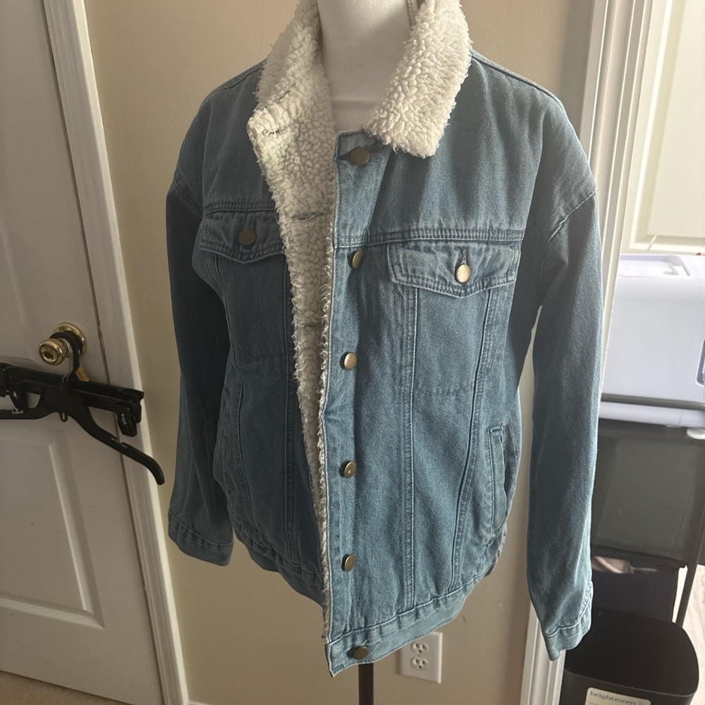 For The Republic Sherpa Lined Jacket